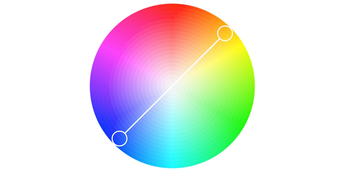 A complimentary color palette